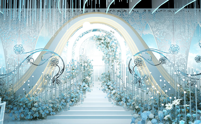 肇东釡香烙馍村水晶厅效果展示